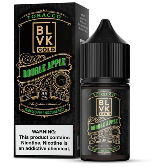 BLVK GOLD SALT  - TOBACCO DOUBLE APPLE - 30ml