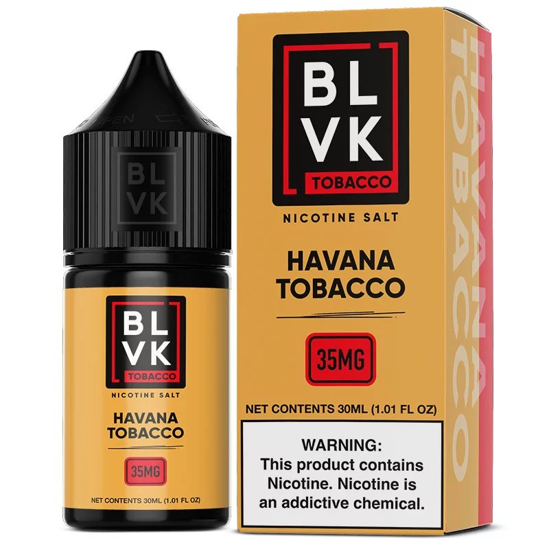 BLVK TOBACCO SALT - HAVANA TOBACCO - 30ml