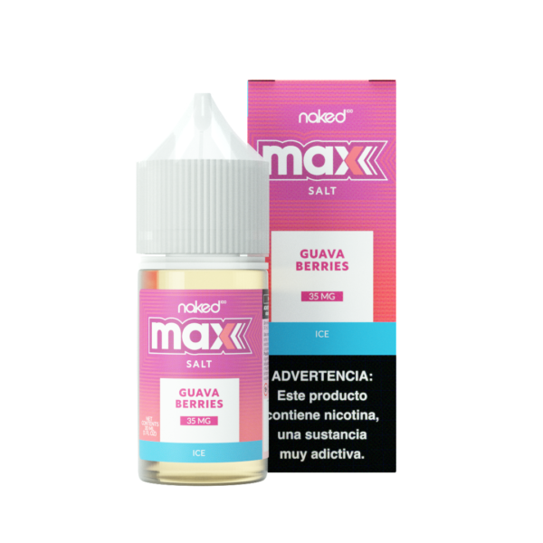 NAKED MAX SALT - GUAVA BERRIES ICE - 30ml