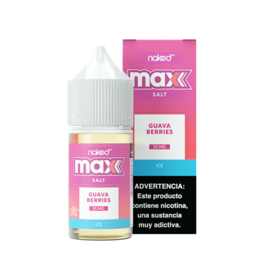 NAKED MAX SALT - GUAVA BERRIES ICE - 30ml