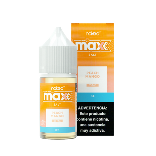 NAKED MAX SALT - PEACH MANGO ICE - 30ml