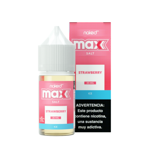 NAKED MAX SALT - STRAWBERRY ICE - 30ml