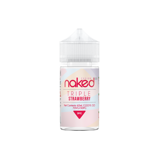 NAKED 100 - TRIPLE STRAWBERRY FUSION - 60ml