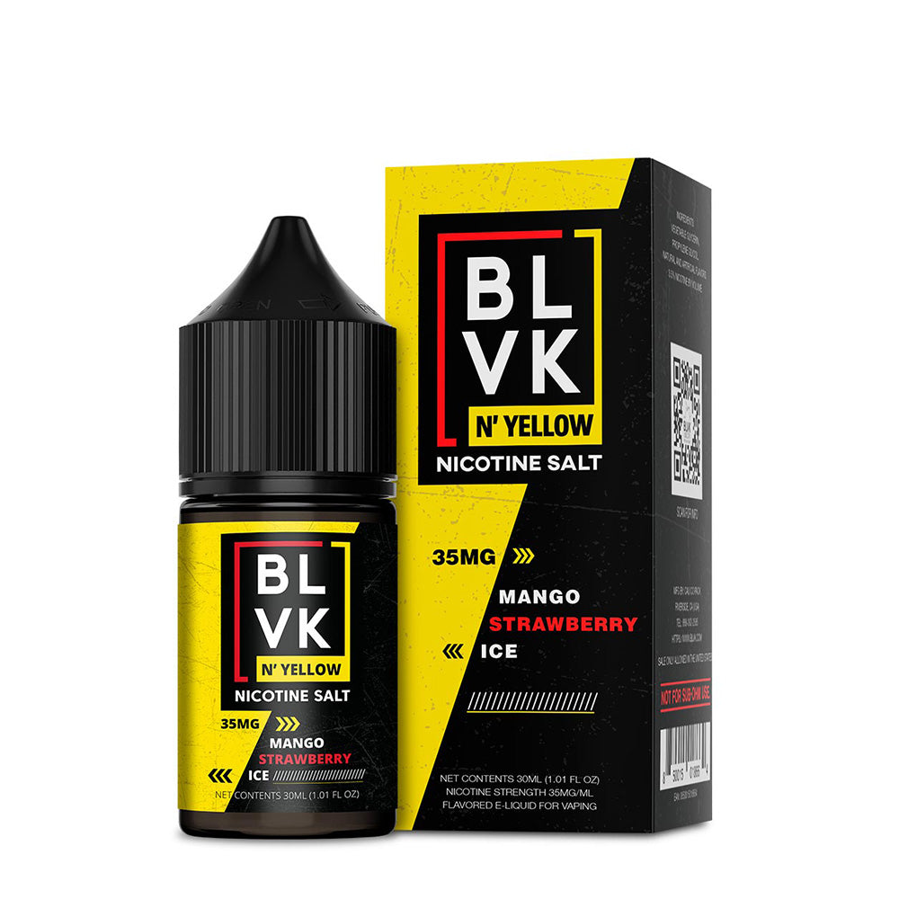 BLVK N'YELLOW SALT  - MANGO STRAWBERRY ICE - 30ml