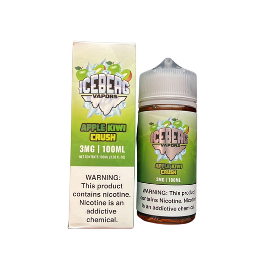 ICEBERG VAPORS - APPLE KIWI CRUSH - 100ml