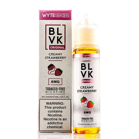 BLVK WYTE SERIES - CREAMY STRAWBERRY - 60ml