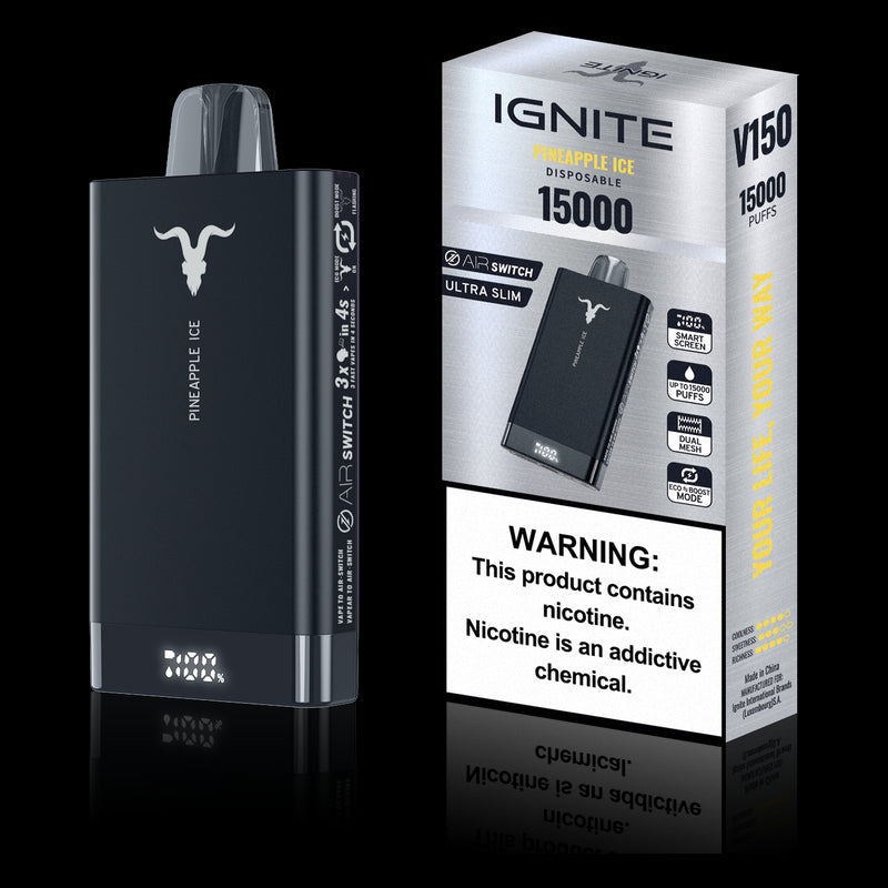 Pod Descartável Ignite V150 - 5% teor - 15.000 Puffs