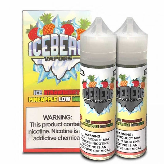 ICEBERG VAPORS - ICE STRAWBERRY PINEAPPLE LOW MINT - 100ml