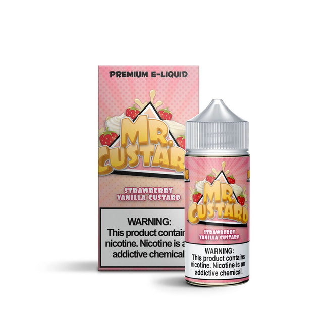 MR CUSTARD ( Mr. Freeze) - STRAWBERRY VANILLA CUSTARD - 100ml