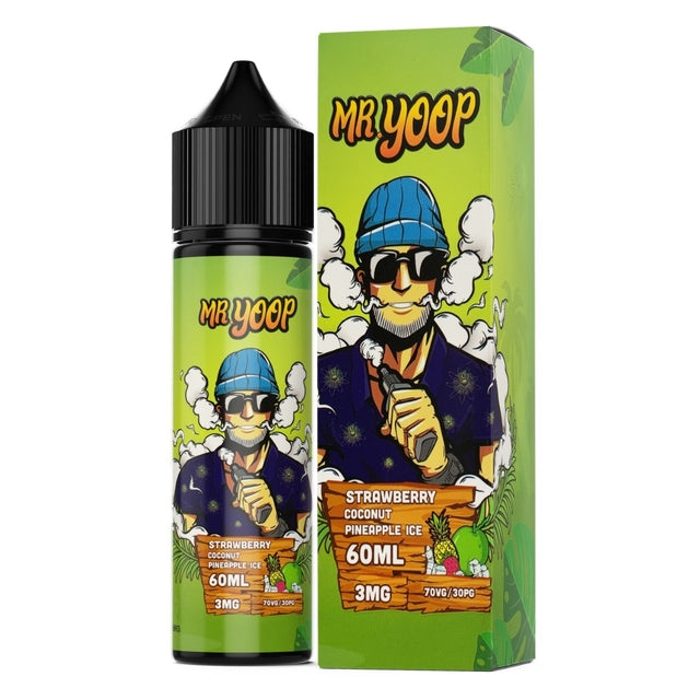 MR YOOP - STRAWBERRY COCONUT PINEAPPLE ICE - 60ml