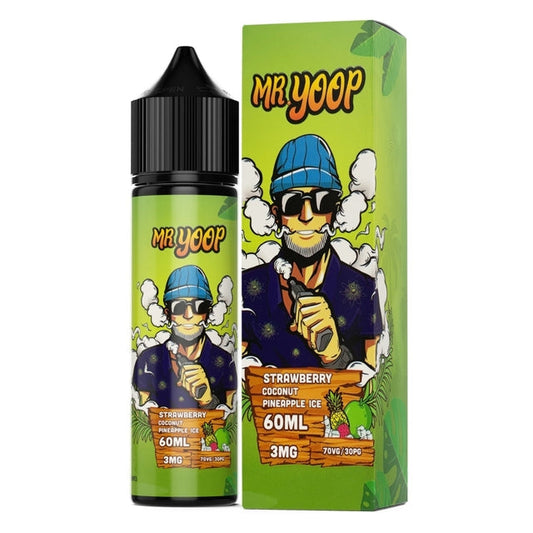 MR YOOP - STRAWBERRY COCONUT PINEAPPLE ICE - 60ml