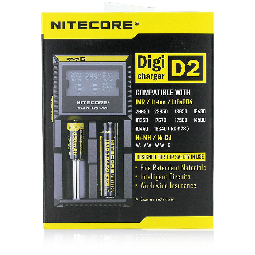 Carregador de Bateria Nitecore D2