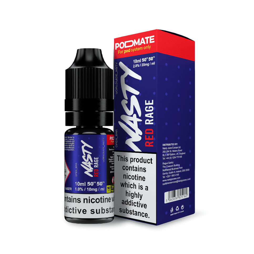 NASTY SALT - PODMATE RED RAGE - 30ml